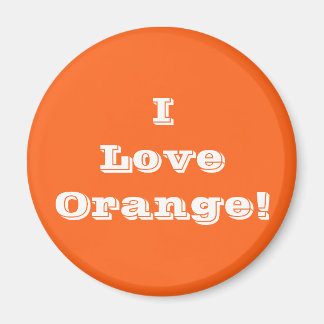 Magnet I Love Orange