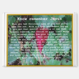 Magnet- Know Remember Jesus Magnet