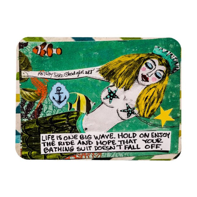 Magnet-mermaid Magnet (Horizontal)