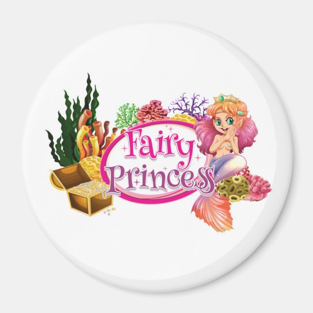 Magnet Mermaid Princess  (Front)