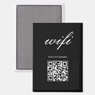Magnet Modern Wifi Qr Code