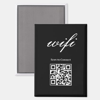 Magnet | Modern Wifi Qr Code