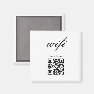 Magnet | Modern Wifi Qr Code