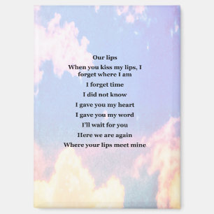 magnet; ' Our lips ' Magnet