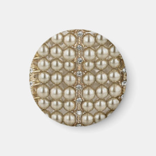 Magnet Pearls and Diamonds