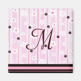 Magnet - Pink and Brown
