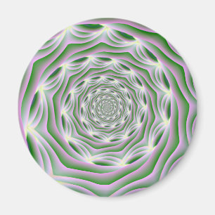 Magnet Pink and Green Vortex