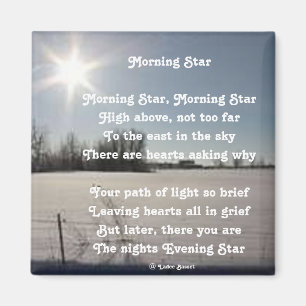 Magnet Poem Morning Star By Ladee Basset