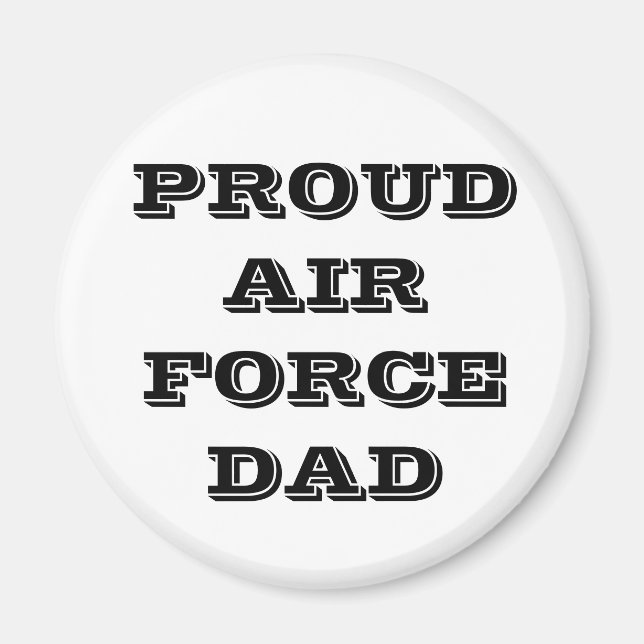 Magnet Proud Air Force Dad (Front)