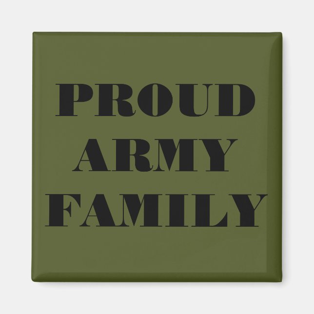 Magnet Proud Army Family (Front)