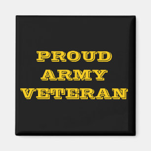 Magnet Proud Army Veteran