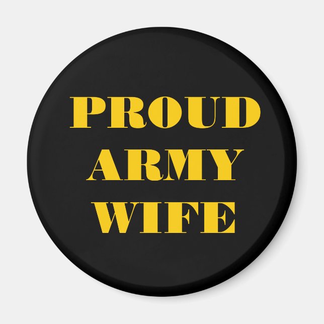 Magnet Proud Army Wife (Front)