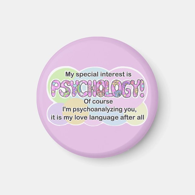 Magnet , Psychology Love Language (ADHD, Autistic) (Front)