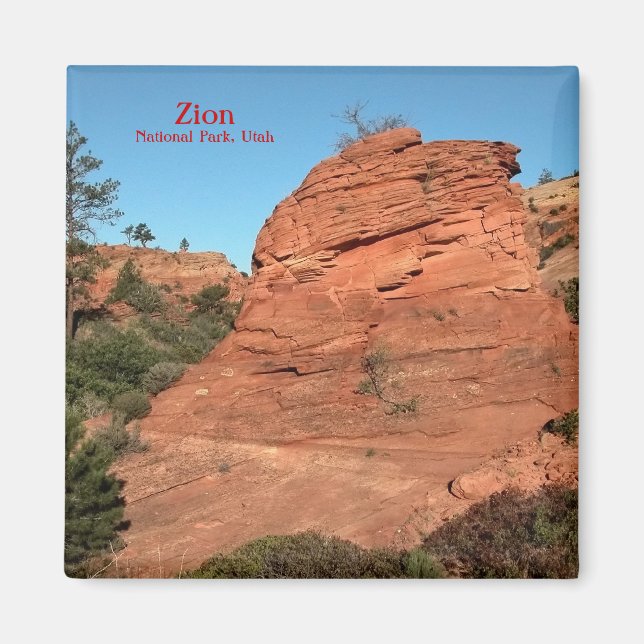 Magnet: Red Rock In Zion Magnet (Front)