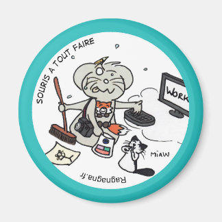 Magnet round "Mouse to do everything"