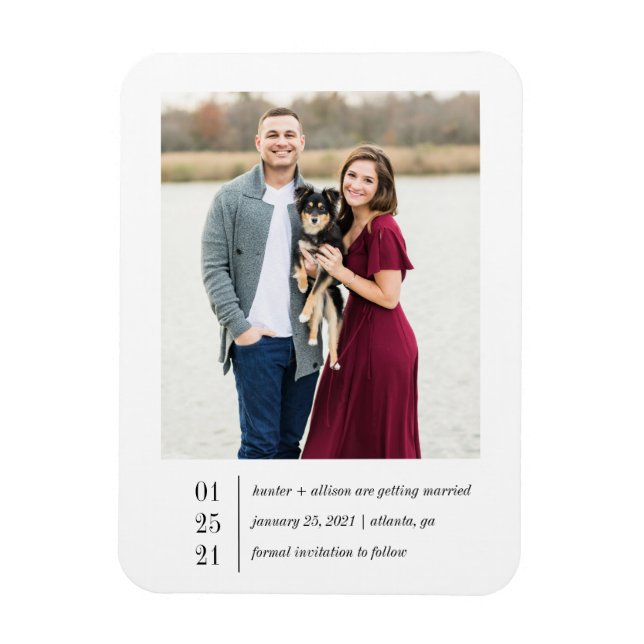 Magnet Save the Date (Vertical)