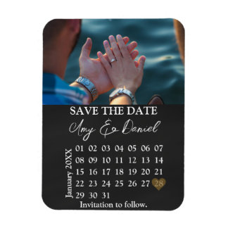 Magnet Save the Date Calendar