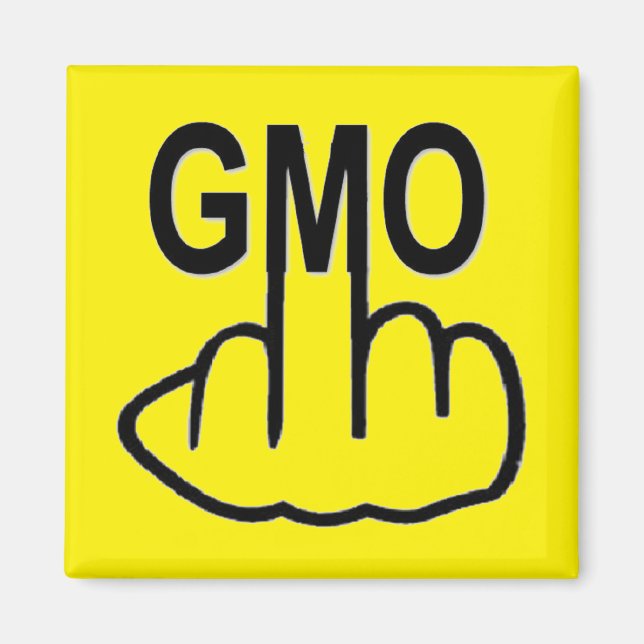 Magnet Say No To GMO (Front)
