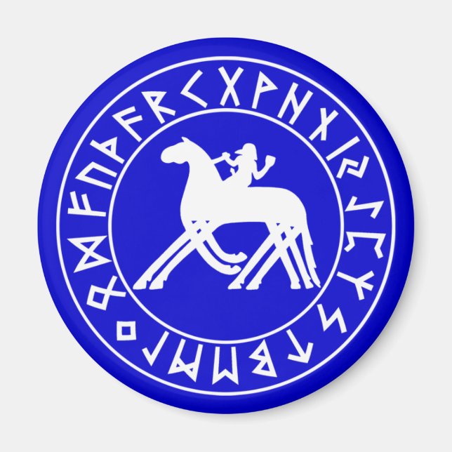 Magnet Sleipnir Shield on Blk (Front)