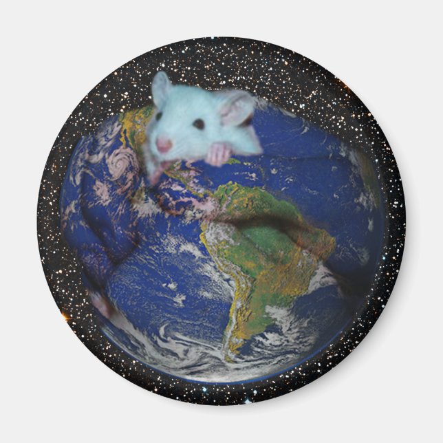 Magnet: Starry World Rat Magnet (Front)