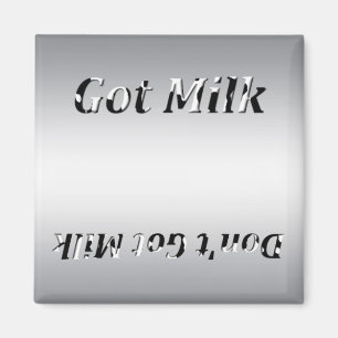 Magnet - status of milk in fridge