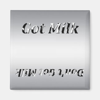 Magnet - status of milk in fridge