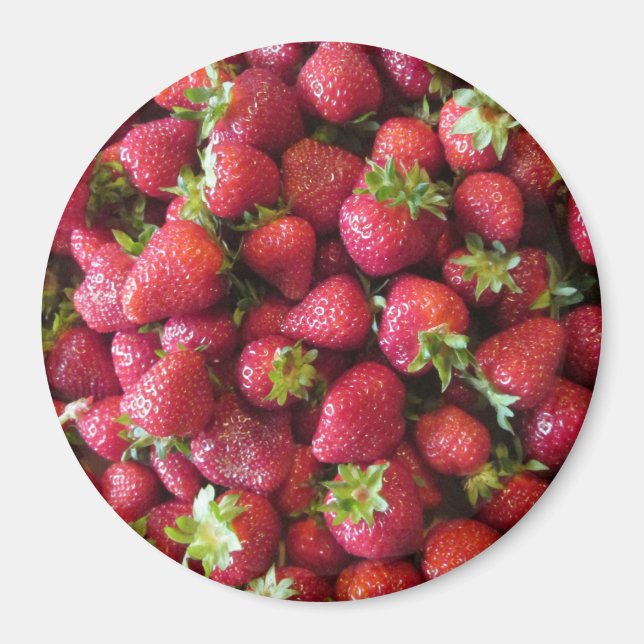 Magnet - Summer Strawberries (Front)