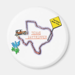 Magnet-Texas Daytripper Logo Magnet