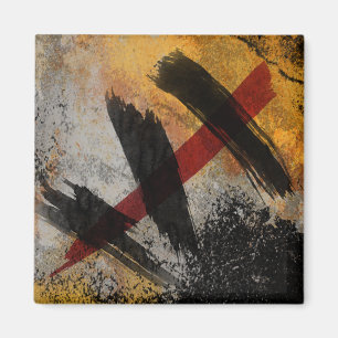 Magnet, The Scar, Digital Abstract Painting Magnet