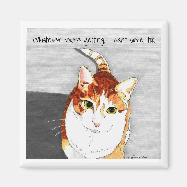 magnet: Treats for Hobbes Magnet (Front)