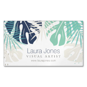 MAGNET Tropical Jungle Leaves Vector Illustration