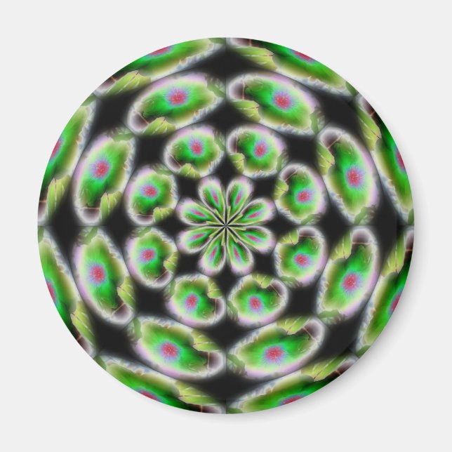 Magnet with abstract design (Front)