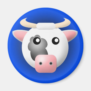 magnet with animal: cow