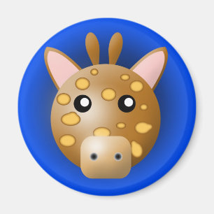 magnet with animal: giraffe