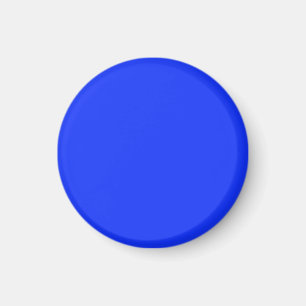 Magnet with Bright Blue Background