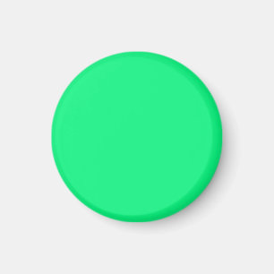 Magnet with Bright Green Background