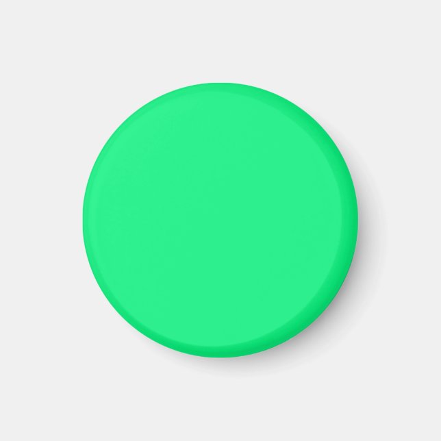 Magnet with Bright Green Background (Front)