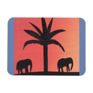 Magnet with Elephant Design