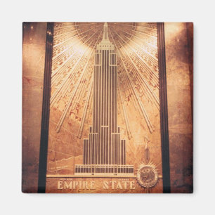 Magnet with Empire State Plaque