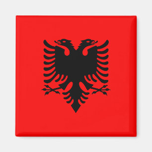 Magnet with Flag of Albania (Flamuri i Shqipërisë)