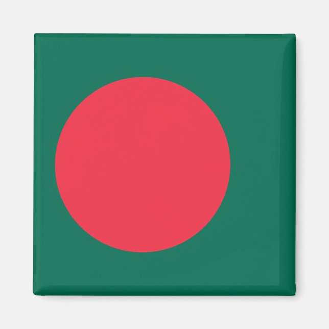 Magnet with Flag of Bangladesh (Front)