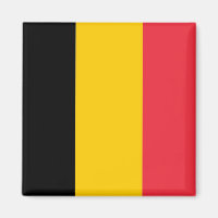 Magnet with Flag of Belgium