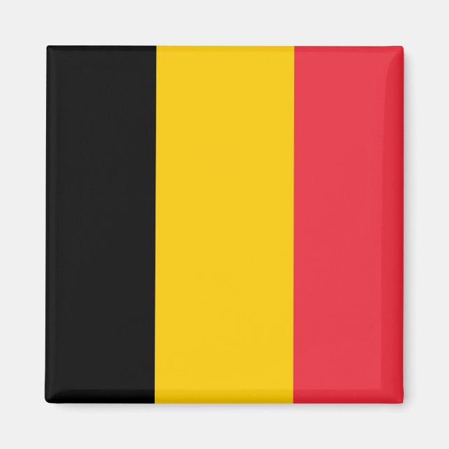 Magnet with Flag of Belgium (Front)