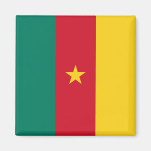 Magnet with Flag of Cameroon