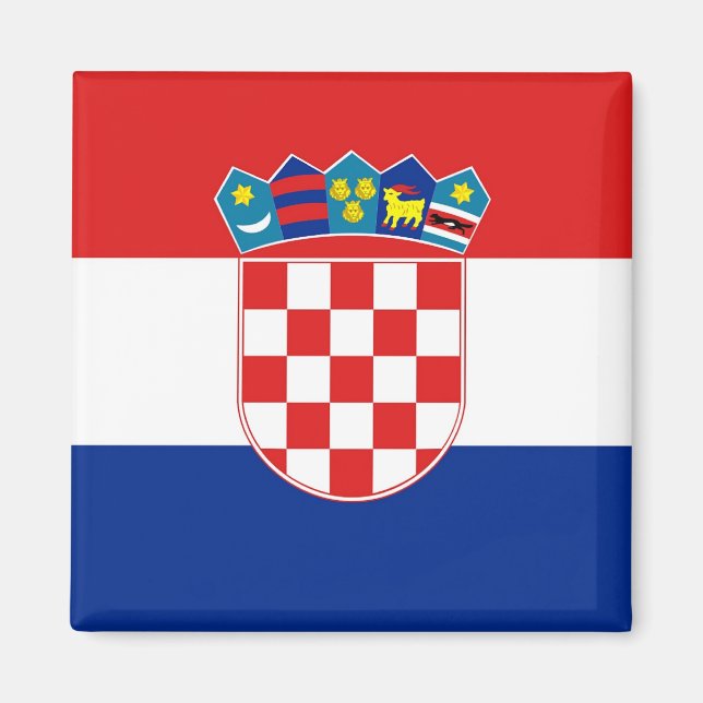 Magnet with Flag of Croatia (Front)