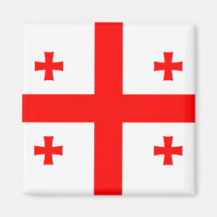 Magnet with Flag of Georgia