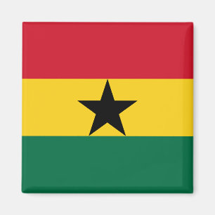Magnet with Flag of Ghana