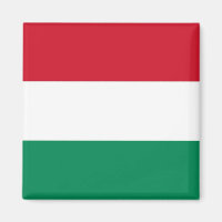 Magnet with Flag of Hungary