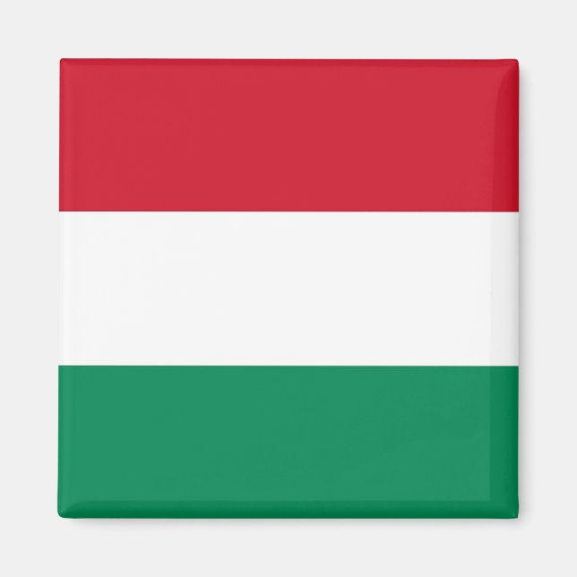 Magnet with Flag of Hungary (Front)