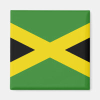 Magnet with Flag of Jamaica